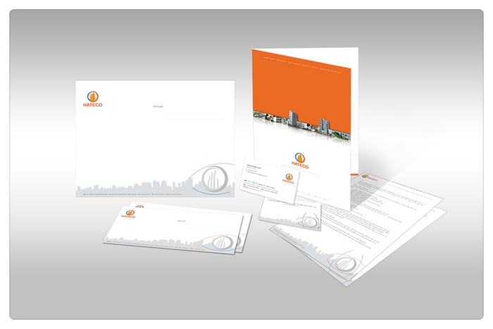 HATECO - Thiết kế nhận diện thương hiệu cho Công ty kiến trúc xây dựng