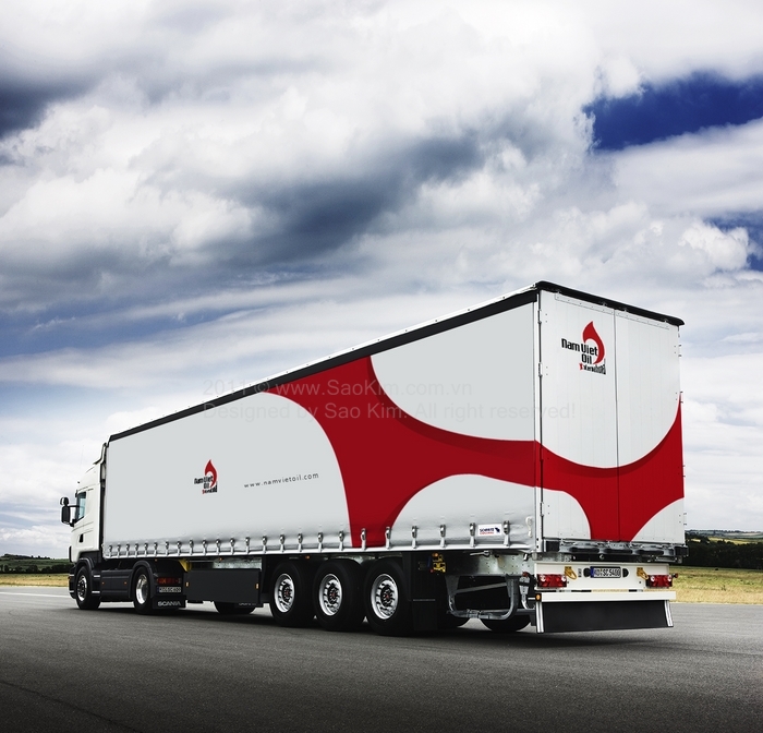 NAM VIET OIL - Thiết kế logo nhận diện thương hiệu hóa dầu Nam Việt