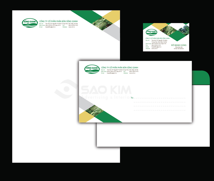 SÔNG GIANH - Thiết kế thương hiệu phân bón Sông Gianh