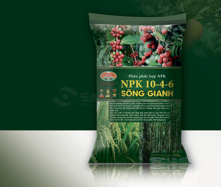 SÔNG GIANH - Thiết kế thương hiệu phân bón Sông Gianh