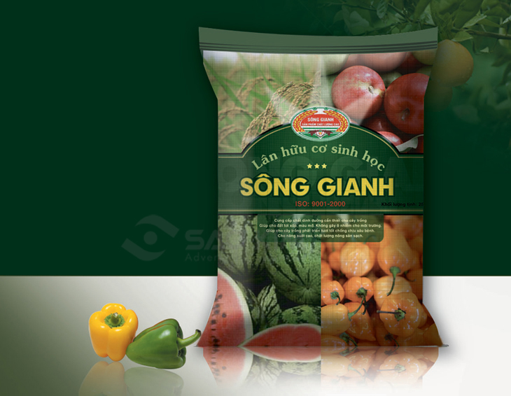 SÔNG GIANH - Thiết kế thương hiệu phân bón Sông Gianh