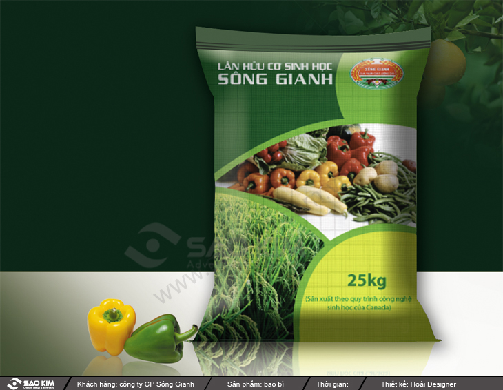 SÔNG GIANH - Thiết kế thương hiệu phân bón Sông Gianh