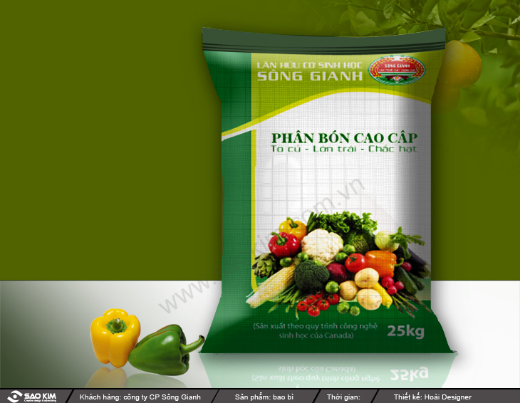 SÔNG GIANH - Thiết kế thương hiệu phân bón Sông Gianh