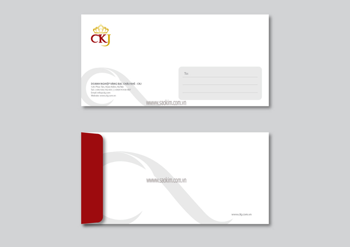 Chau Khe Jewelry - Thiết kế nhận diện thương hiệu cho vàng bạc CKJ