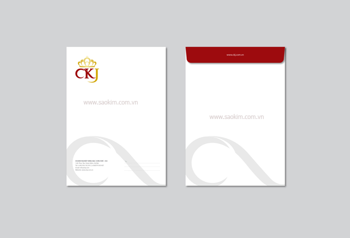Chau Khe Jewelry - Thiết kế nhận diện thương hiệu cho vàng bạc CKJ