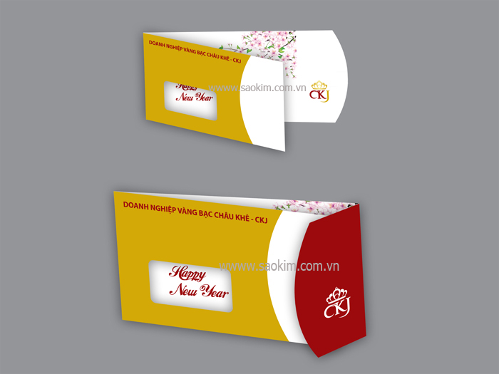 Chau Khe Jewelry - Thiết kế nhận diện thương hiệu cho vàng bạc CKJ