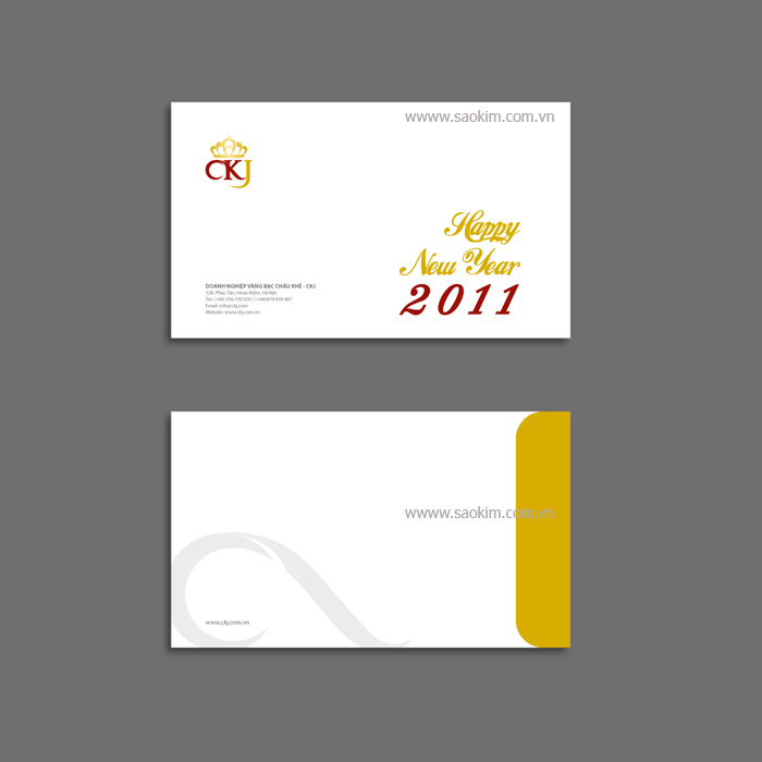 Chau Khe Jewelry - Thiết kế nhận diện thương hiệu cho vàng bạc CKJ