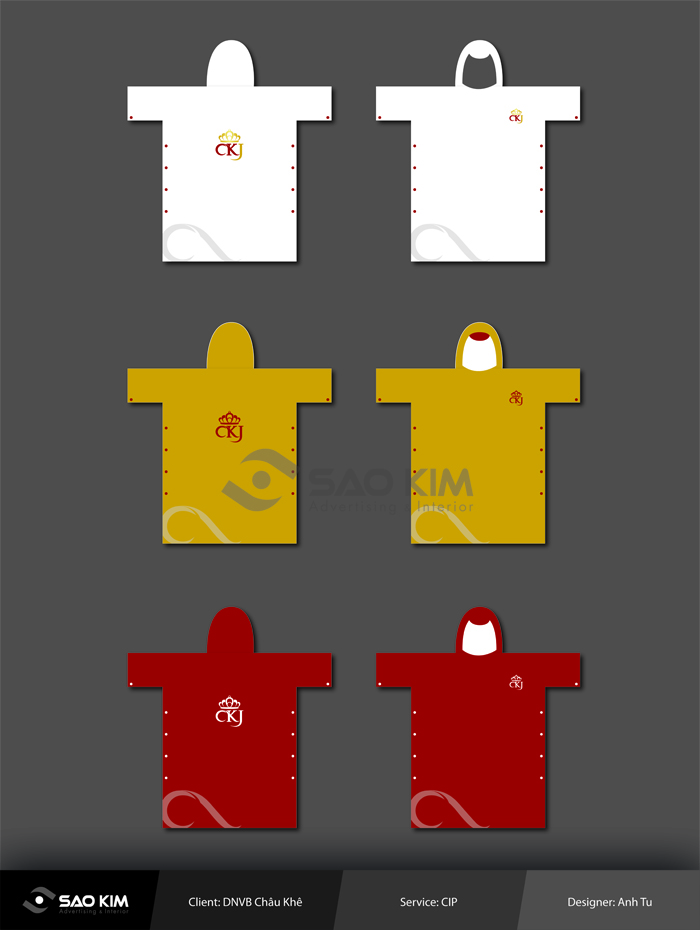 Chau Khe Jewelry - Thiết kế nhận diện thương hiệu cho vàng bạc CKJ