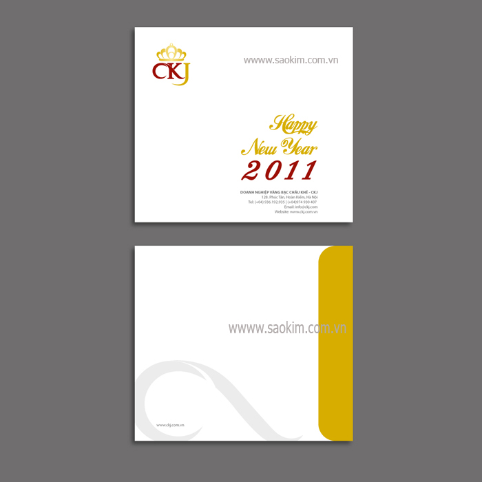 Chau Khe Jewelry - Thiết kế nhận diện thương hiệu cho vàng bạc CKJ