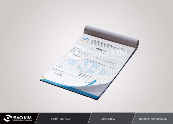 NHƯ HOA - Thiết kế logo và nhận diện thương hiệu công ty xây dựng Như Hoa