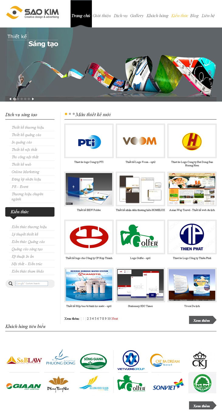 SAO KIM BRANDING - Hệ thống nhận diện thương hiệu Sao Kim Branding