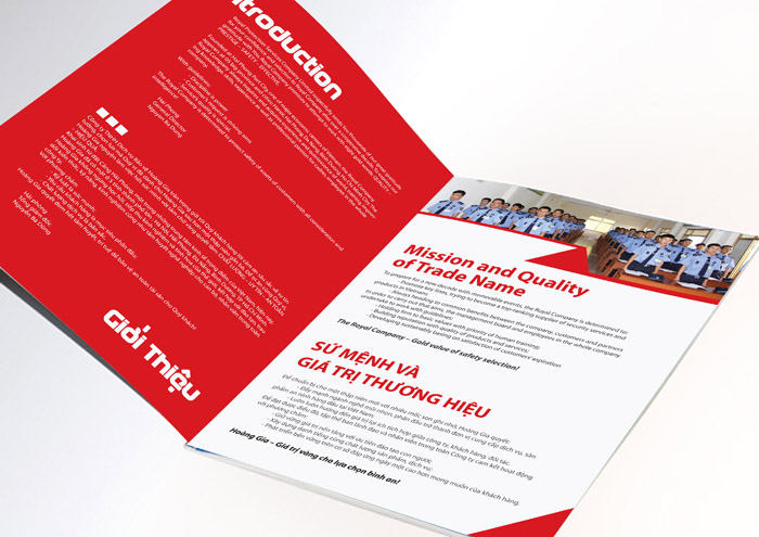 CÔNG TY TNHH DỊCH VỤ BẢO VỆ HOÀNG GIA - Dự án thiết kế hồ sơ năng lực công ty Bảo vệ Hoàng Gia