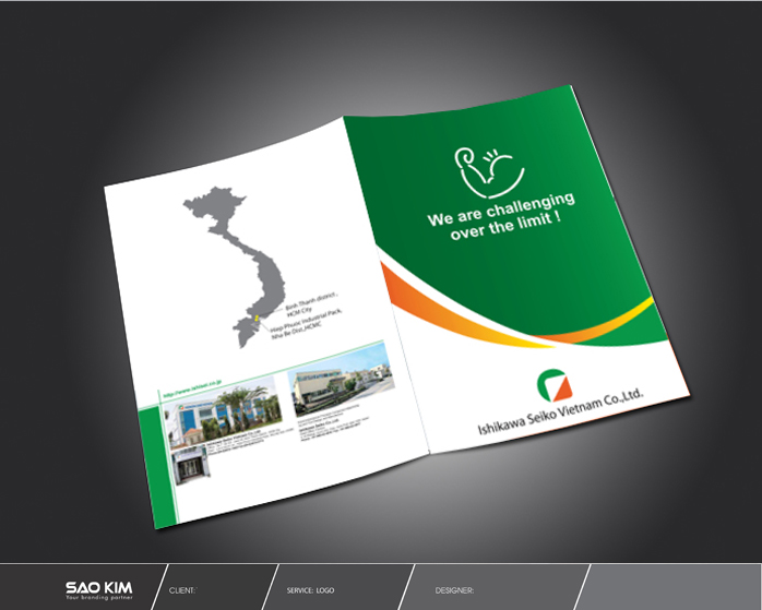 ISHIKAWA SEIKO VIET NAM - Thiết kế Brochure cho công ty TNHH ISHIKAWA SEIKO VIET NAM