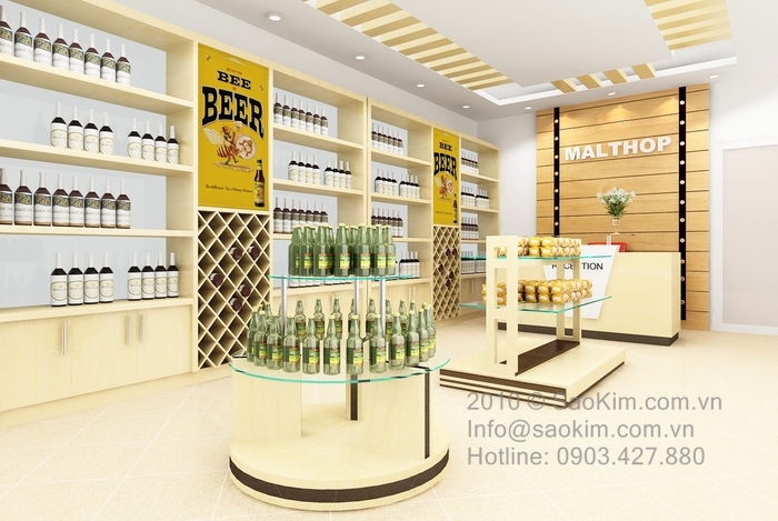 MALTHOP VIET NAM - Thiết kế thi công showroom bia Mailthop