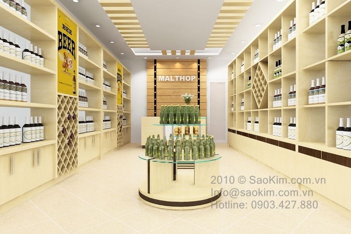 MALTHOP VIET NAM - Thiết kế thi công showroom bia Mailthop