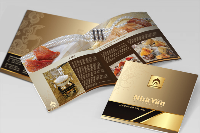 NHÀ YẾN NHA TRANG - Thiết kế brochure giới thiệu về Công ty Nhà Yến Nha Trang