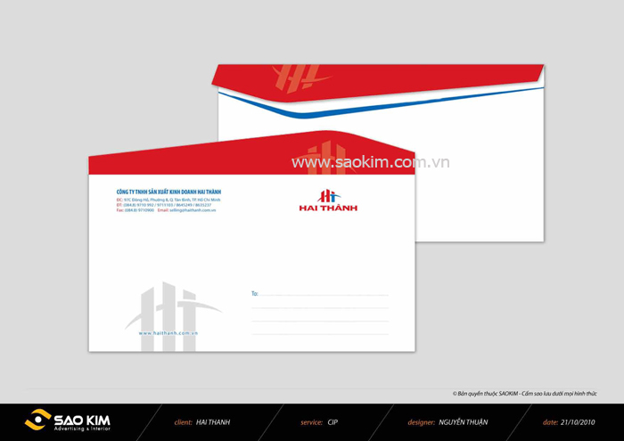 HAI THÀNH - Thiết kế ấn phẩm quảng cáo cho doanh nghiệp Hai Thành