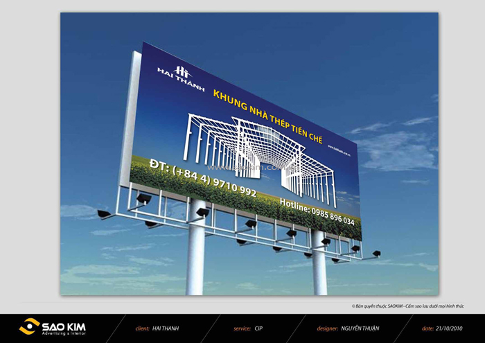 HAI THÀNH - Thiết kế ấn phẩm quảng cáo cho doanh nghiệp Hai Thành