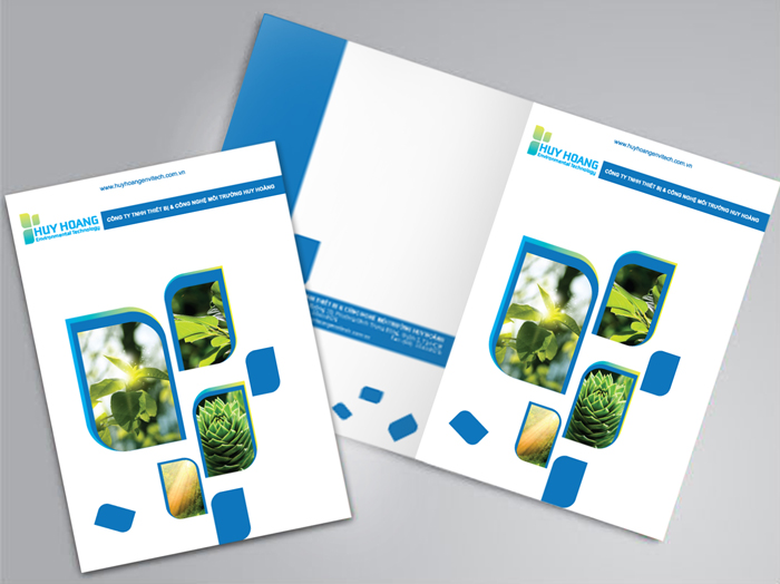 HUY HOANG ENVIRONMENT - Thiết kế nhận diện thương hiệu công ty môi trường Huy Hoàng