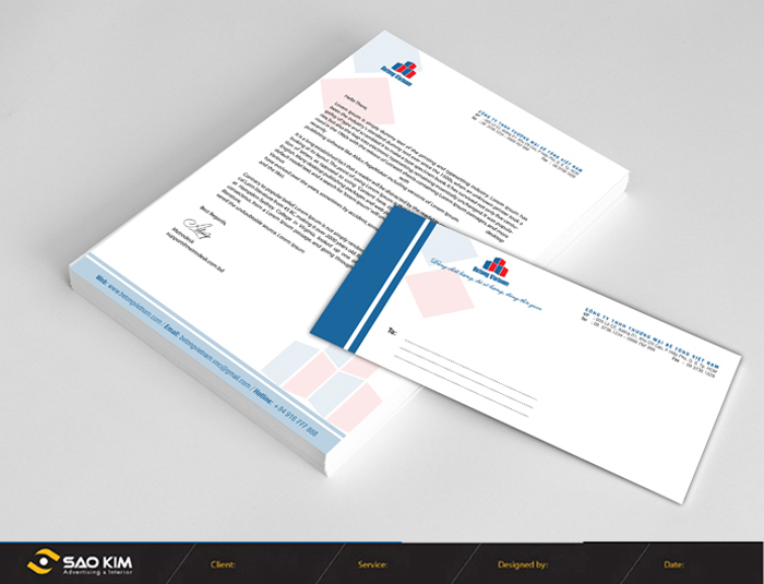 BÊ TÔNG VIỆT NAM - Thiết kế nhận diện thương hiệu công ty TNHH Thương mại Bê tông Việt Nam