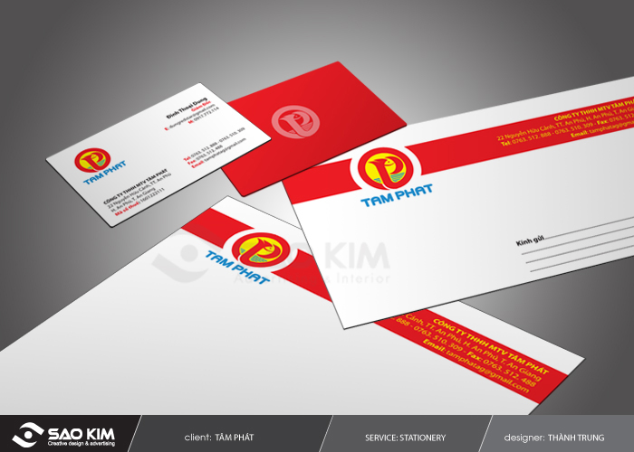 Tâm Phát - Thiết kế nhận diện thương hiệu công ty Tâm Phát