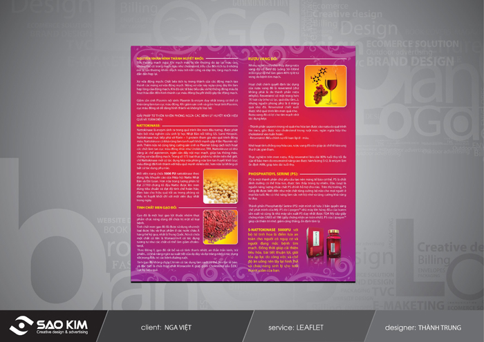 NGA VIỆT - Thiết kế bao bì cho Nga Việt