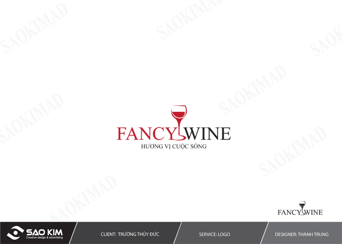 Fancy wine - Thiết kế nhận diện thương hiệu cho Fancy Wine