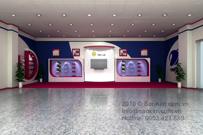 VKX - Trang trí nội thất showroom và văn phòng làm việc cho VKX