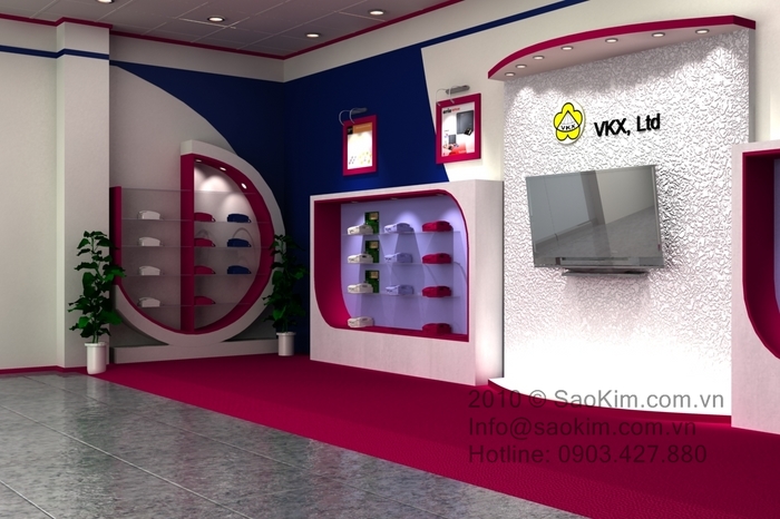 VKX - Trang trí nội thất showroom và văn phòng làm việc cho VKX