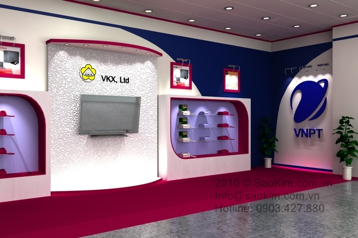 VKX - Trang trí nội thất showroom và văn phòng làm việc cho VKX