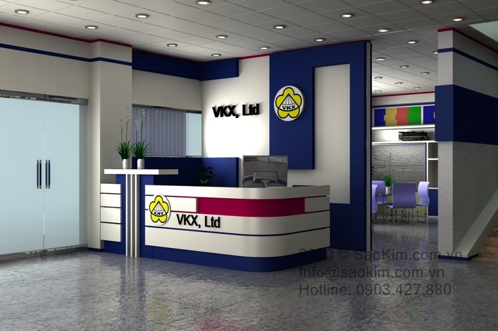 VKX - Trang trí nội thất showroom và văn phòng làm việc cho VKX