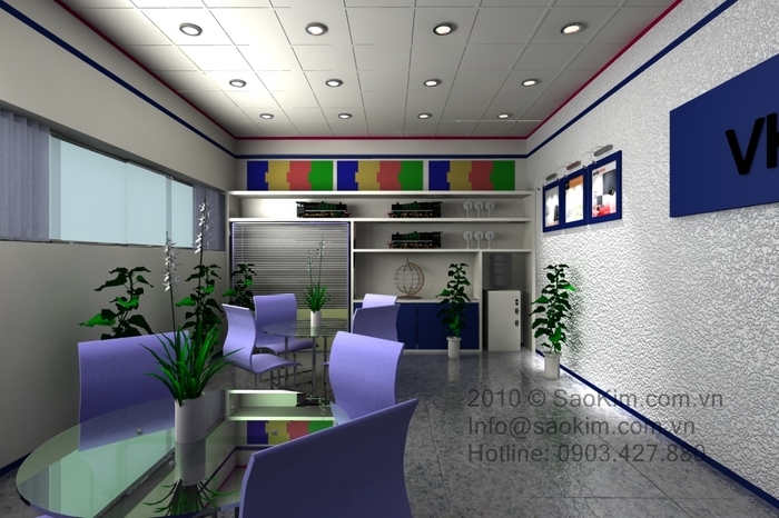 VKX - Trang trí nội thất showroom và văn phòng làm việc cho VKX