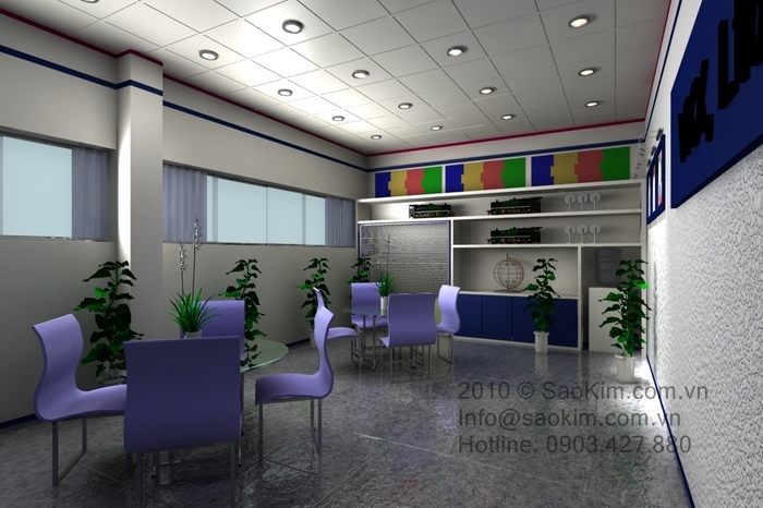 VKX - Trang trí nội thất showroom và văn phòng làm việc cho VKX