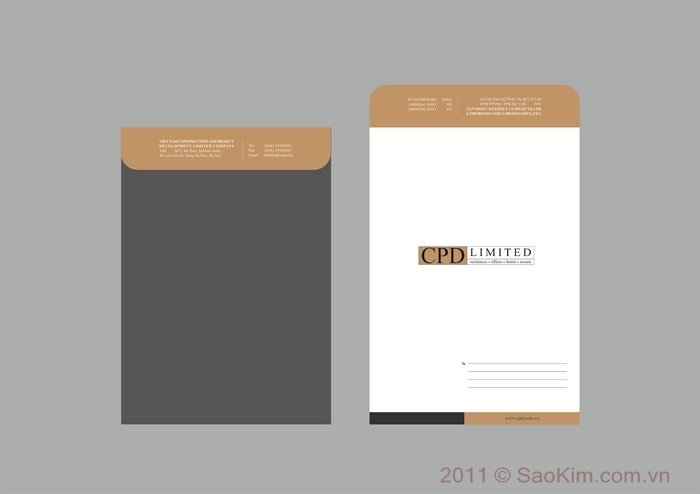 CPD LIMITED - Thiết kế nhận diện thương hiệu cho Công ty xây dựng