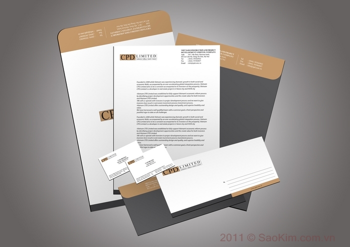 CPD LIMITED - Thiết kế nhận diện thương hiệu cho Công ty xây dựng
