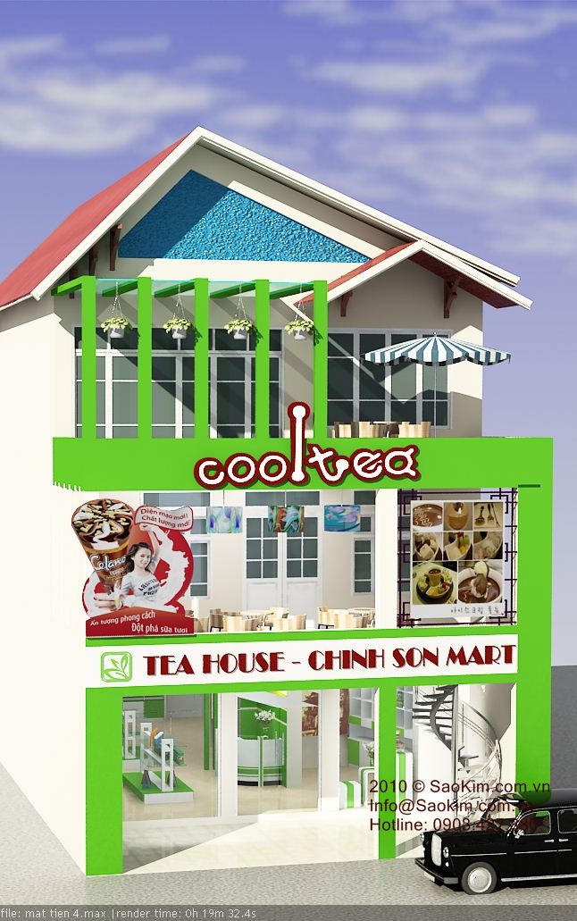 TRÀ CHÍNH SƠN - Thiết kế showroom trà Chính Sơn
