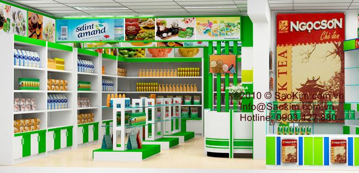 TRÀ CHÍNH SƠN - Thiết kế showroom trà Chính Sơn