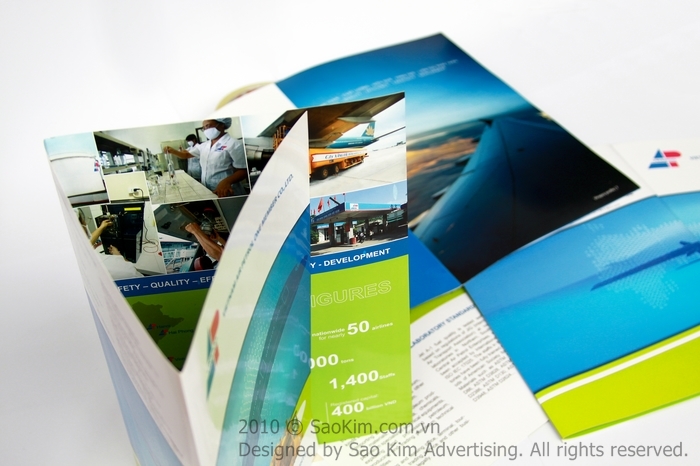 VINAPCO - Thiết kế brochure giới thiệu công ty xăng dầu hàng không VINAPCO