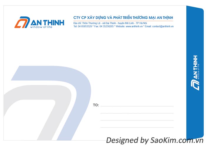 An Thịnh - Thiết kế nhận diện thương hiệu công ty xây dựng An Thịnh