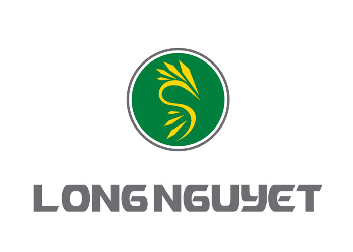 LONG NGUYỆT - Thiết kế logo cho công ty xây dựng Long Nguyệt