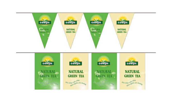 COOGIN - Thiết kế thương hiệu cho trà xanh đóng chai