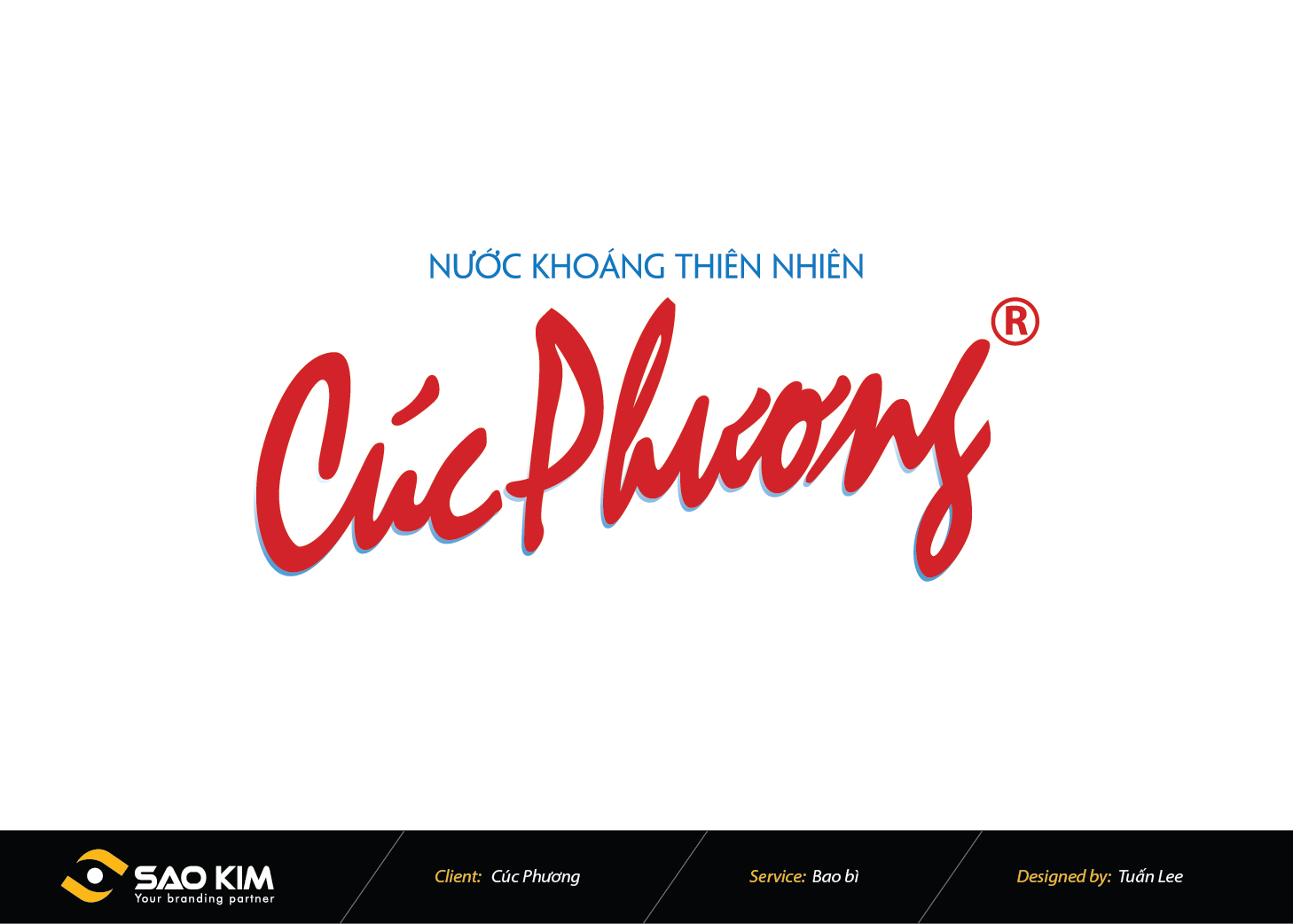 Cúc Phương - Thiết kế bao bì nước uống tinh khiết Cúc Phương