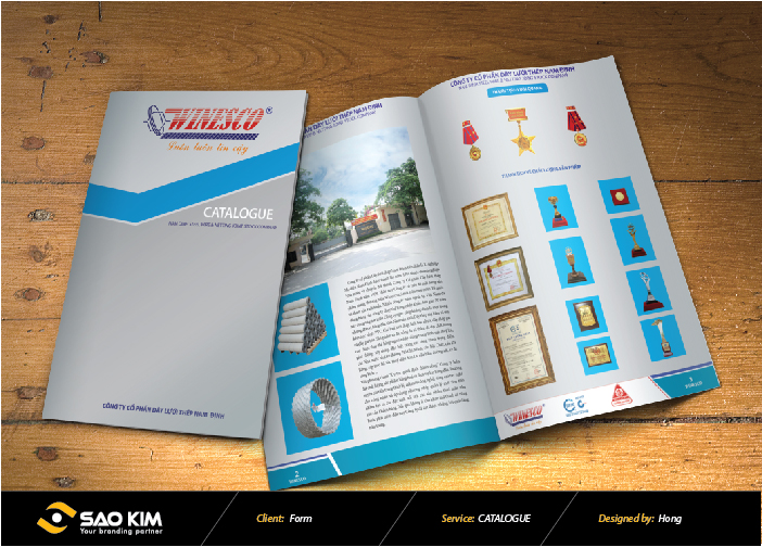 Dây Thép Nam Định - Thiết kế catalogue Dây Thép Nam Định