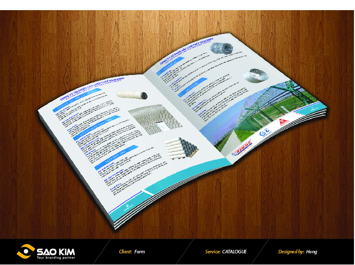 Dây Thép Nam Định - Thiết kế catalogue Dây Thép Nam Định
