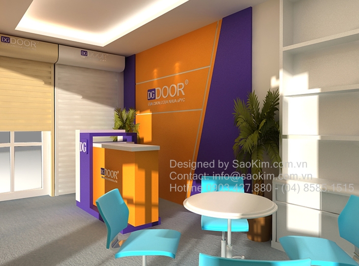 DGDOOR - Thiết kế thi công showroom triển lãm cửa cuốn DGDOOR