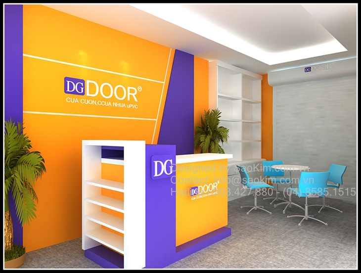 DGDOOR - Thiết kế thi công showroom triển lãm cửa cuốn DGDOOR