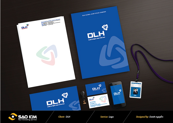 DLH - Thiết kế logo Công ty Khoáng sản DLH