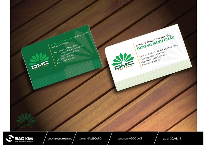 DƯƠNG MINH CHÂU - Thiết kế nhận diện thương hiệu Tinh bột sắn Dương Minh Châu