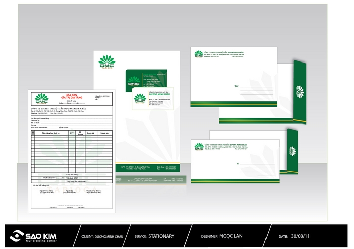 DƯƠNG MINH CHÂU - Thiết kế nhận diện thương hiệu Tinh bột sắn Dương Minh Châu