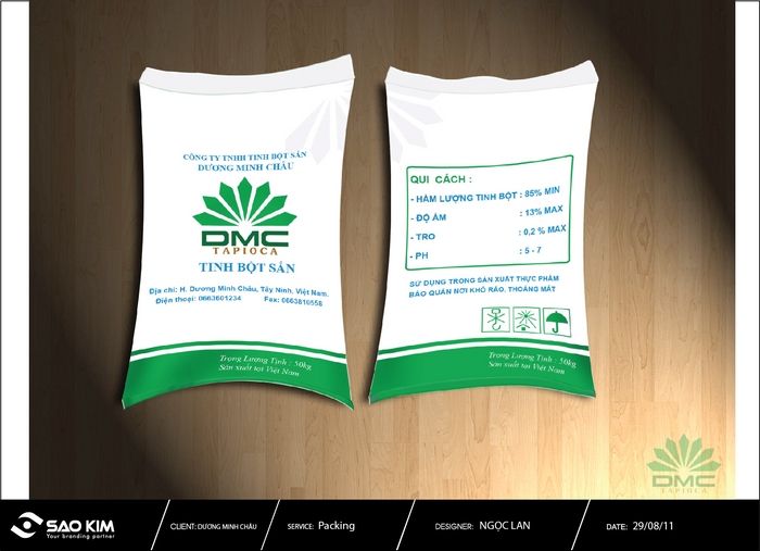 DƯƠNG MINH CHÂU - Thiết kế nhận diện thương hiệu Tinh bột sắn Dương Minh Châu